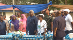 Sierra Leone President Ernest Koroma with KDY President Cassandra Garber